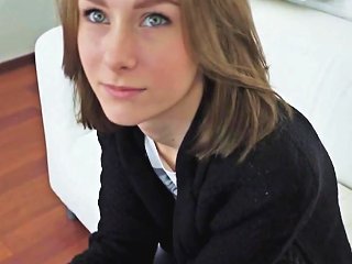 Real Russian Teen In Casting Scene